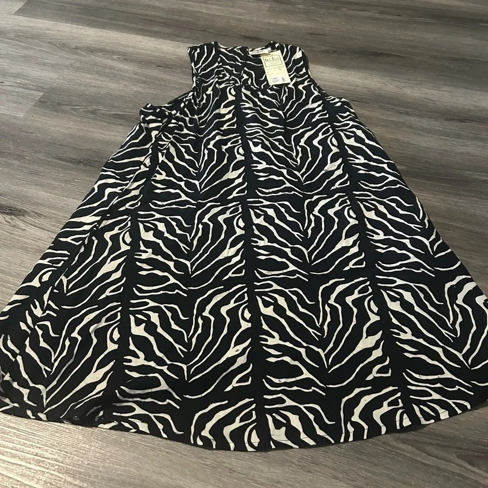 Stylish Zebra Print women Dress